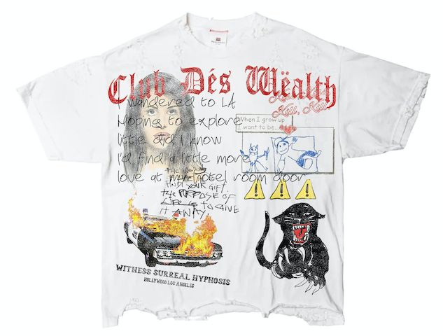 Wealth Club Studios Wandered To La T-shirt