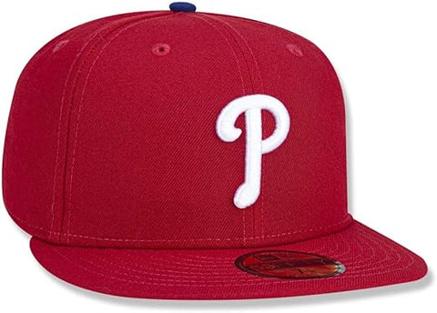 New Era Philadelphia Phillies Red Game Authentic Collection On-Field 59FIFTY Pink Fitted Hat