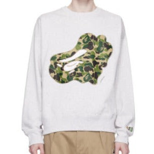 Bape Camo Patch Crewneck