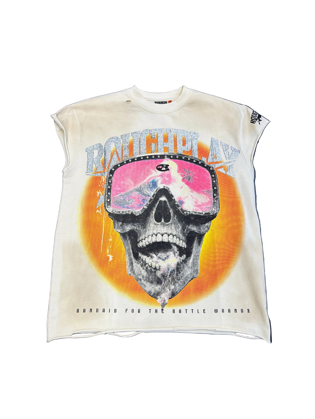 Rough Play Skull Goggles Sleeveless T-shirt