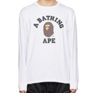 Bape College Logo L/s T-shirt