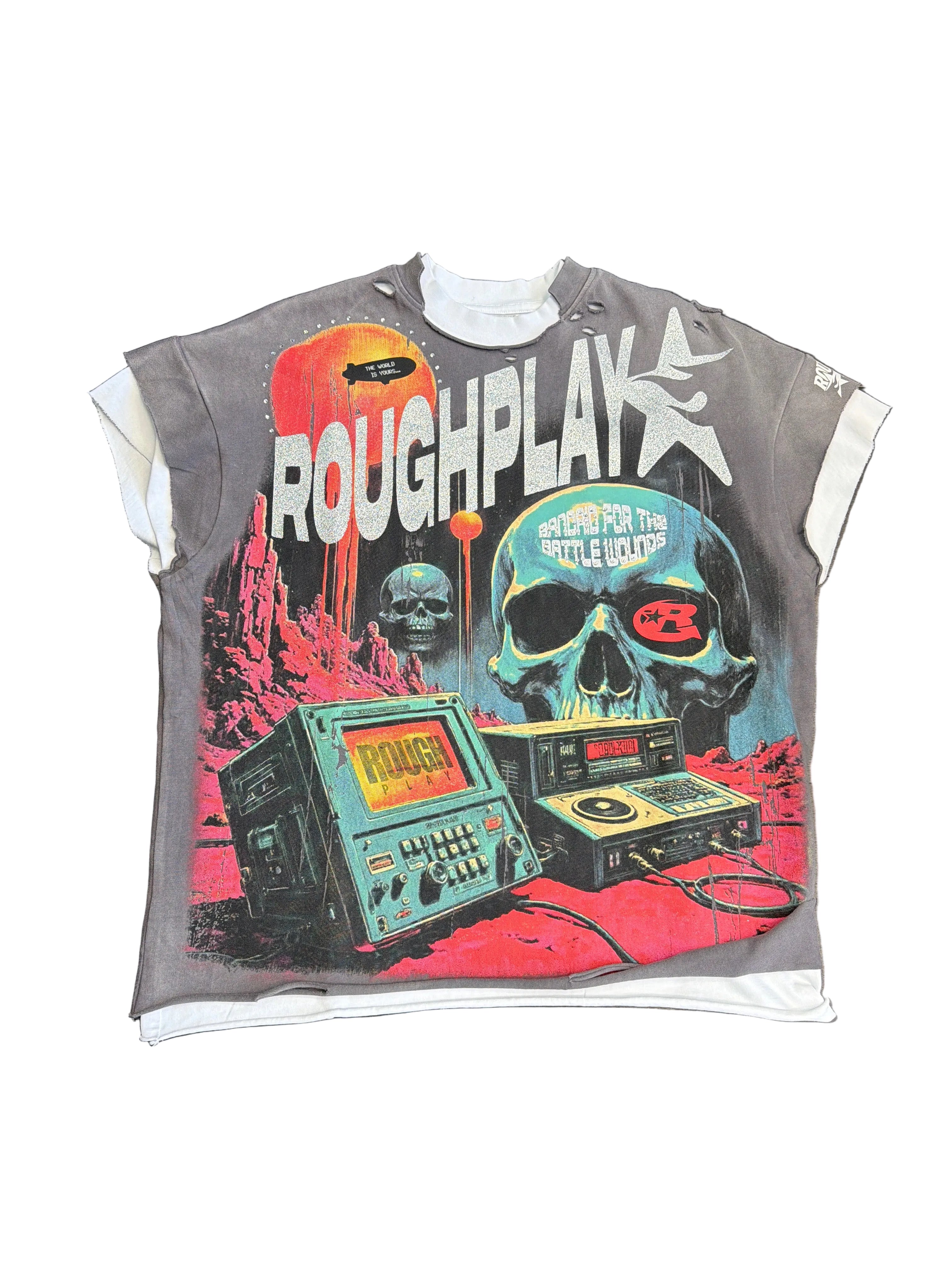 Rough Play Skull SleevelessT-shirt