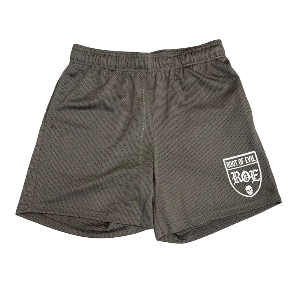 Root Of Evil Mesh Logo Shorts