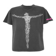 Hellstar Christ Cross Qr Code T-shirt