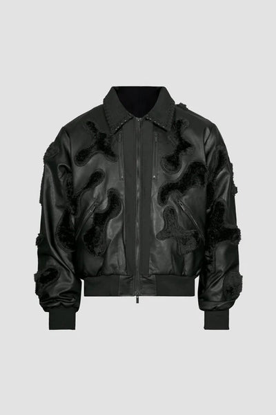 The Hideout Faux Fur Camo Jacket