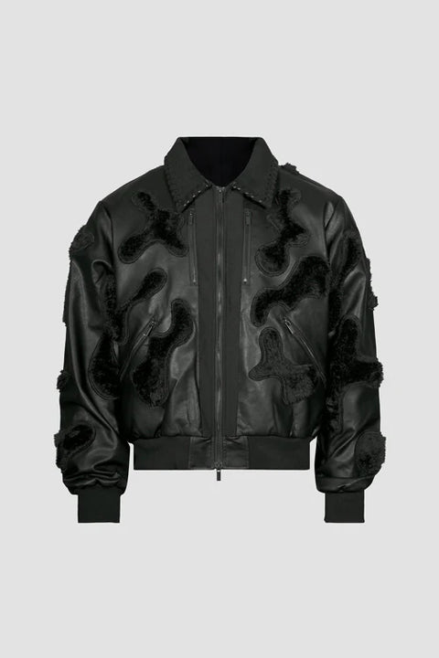 The Hideout Faux Fur Camo Jacket