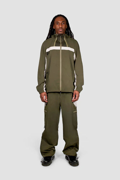 The Hideout White Lines Utility Track Suits