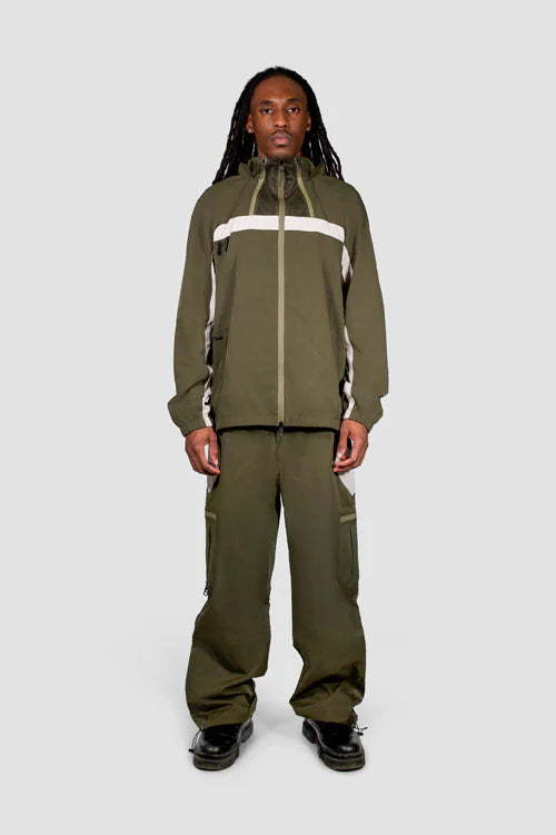 The Hideout White Lines Utility Track Suits