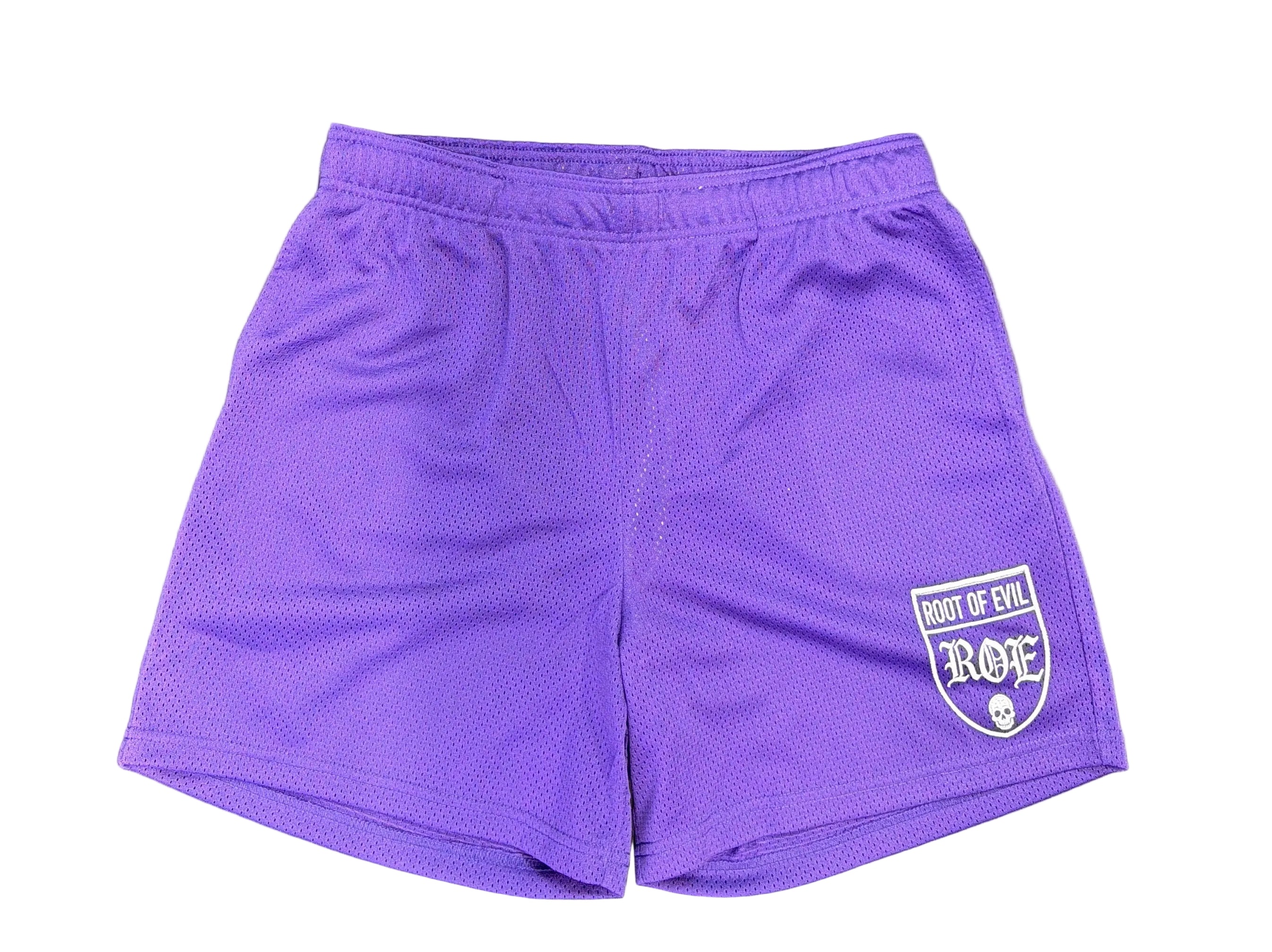 Root Of Evil Mesh Logo Shorts
