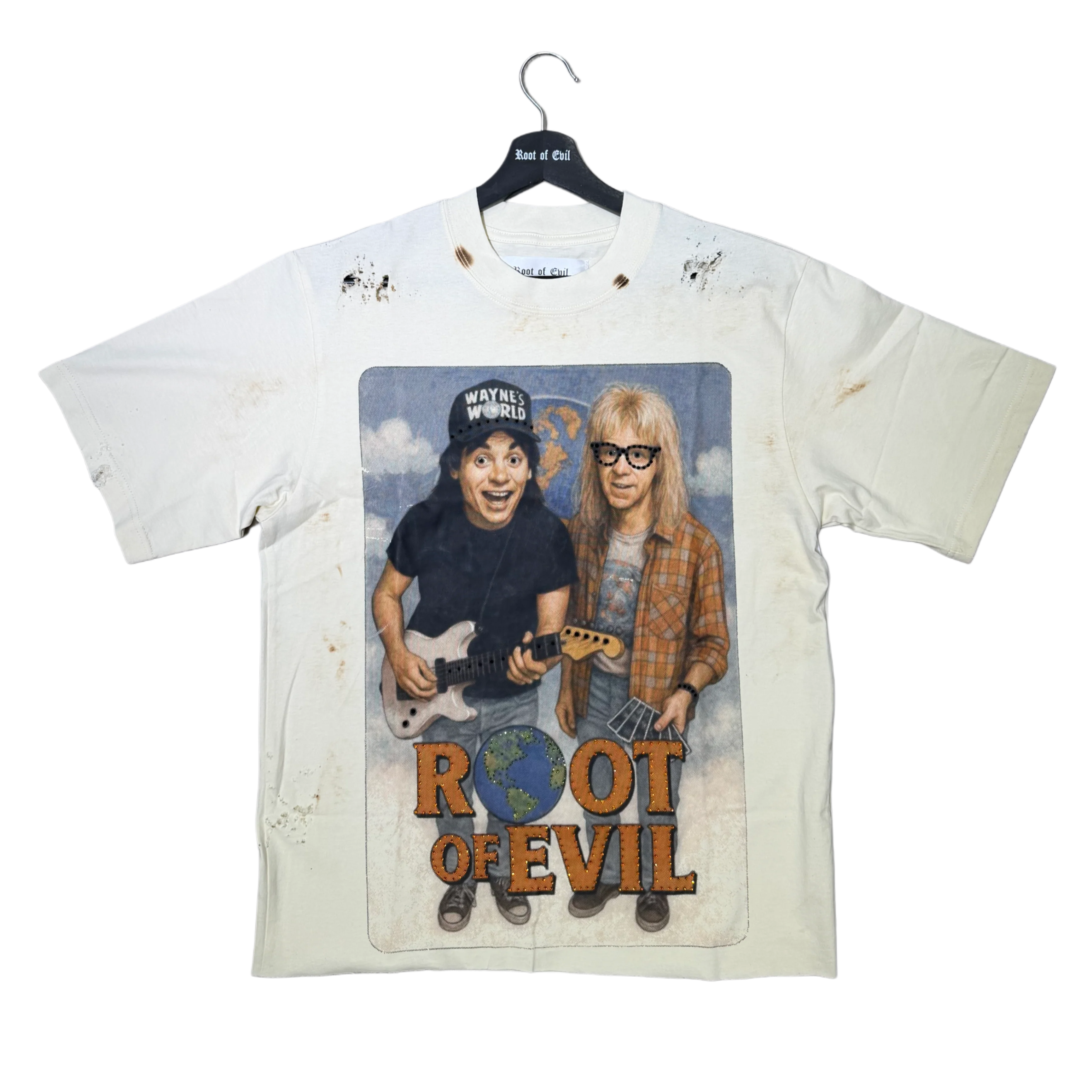 Root Of Evil Waynes World T-shirt