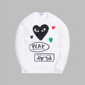 Comme Des Garcons Hearts Long Sleeve T-shirt