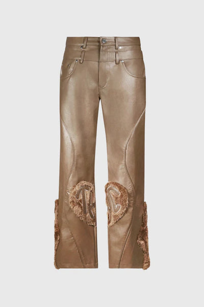 The Hideout Faux Fur Denim