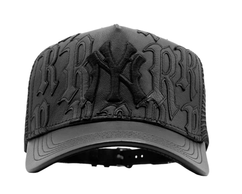 Joe Read Ny Leather Logo Trucker Hat