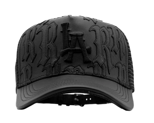 Joe Read La Leather Logo Trucker Hat