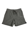 Root Of Evil Nylon Studded Logo Shorts