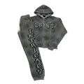Lost Intricacy Rhinestone Patch Sweatsuit