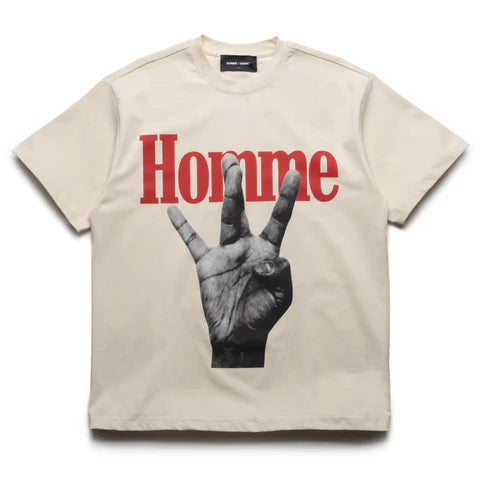 Homme Femme Twisted Fingers T-shirt