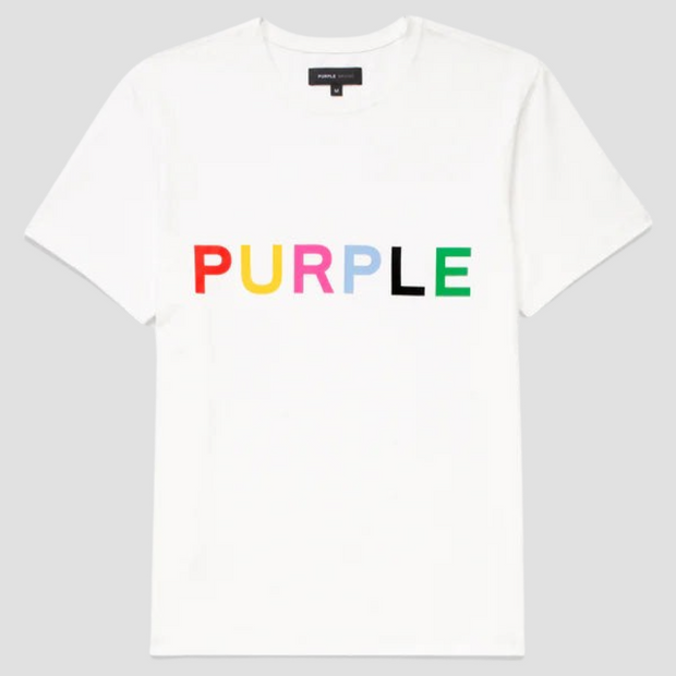 Purple Multi Color Logo T-Shirt