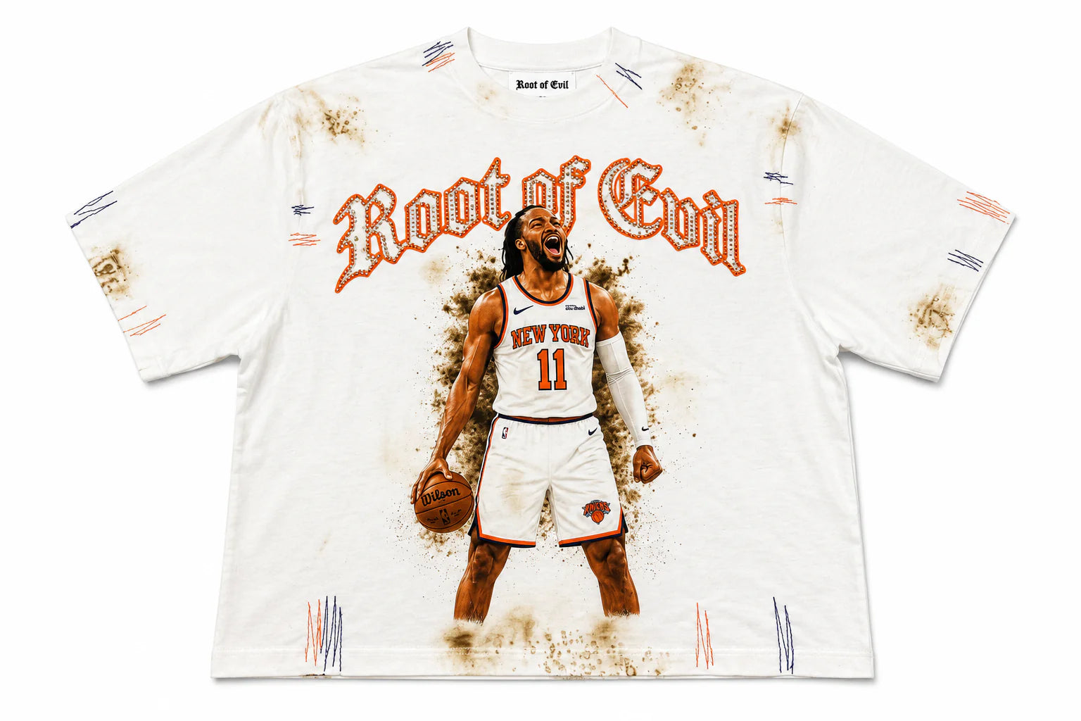 Root Of Evil Brunson Orange Logo T-shirt