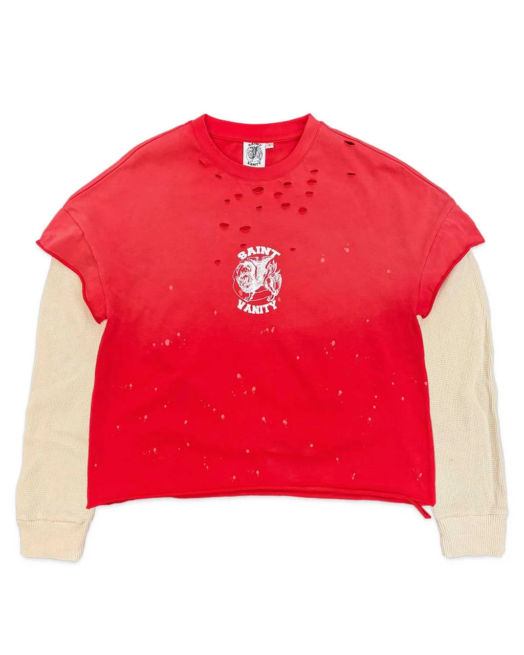 Saint Vanity Cut Off Thermal L/s T-shirt