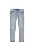 Purple Brand Worn Reflective Denim