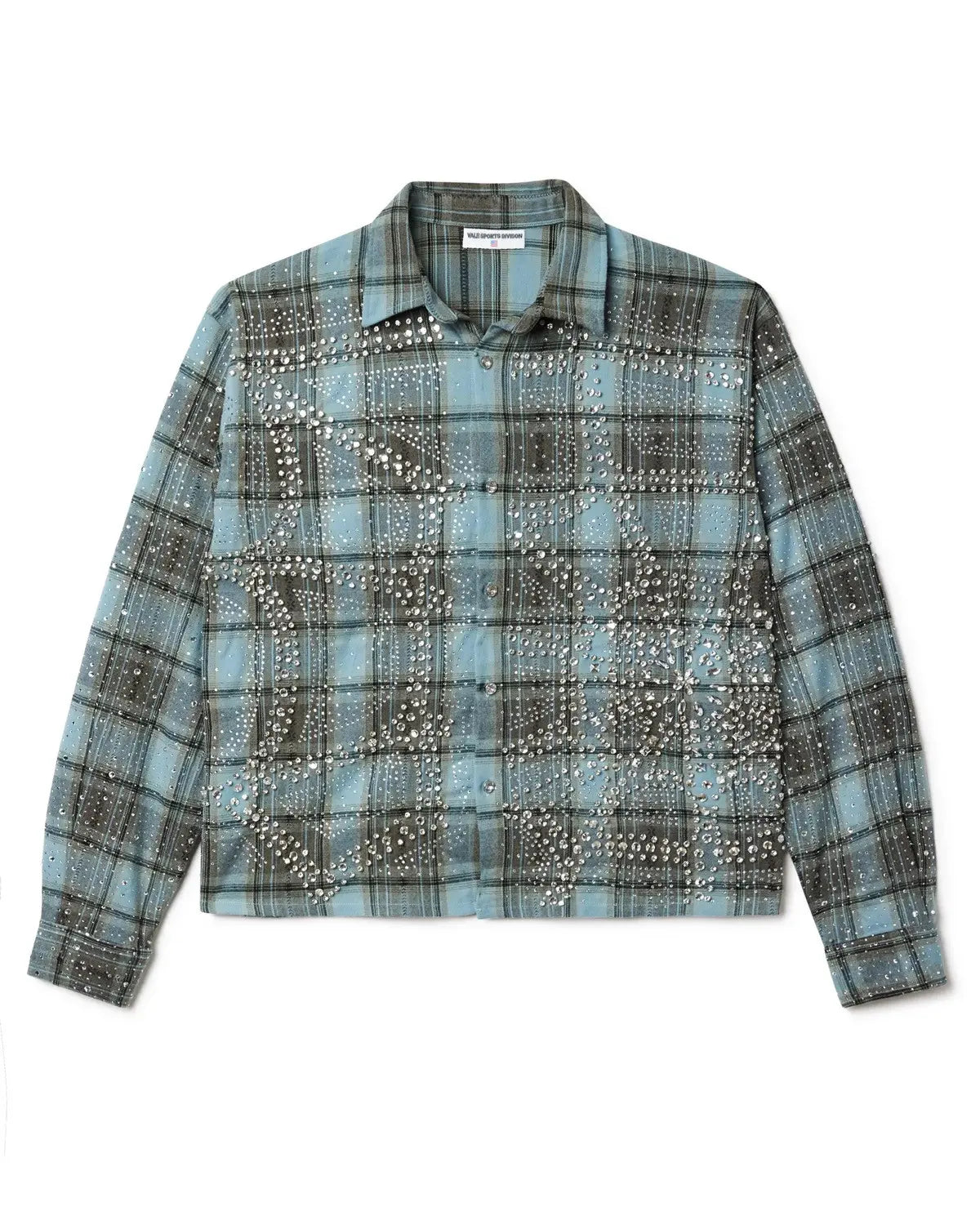 Vale Ocean Bling Flannel Botton Up