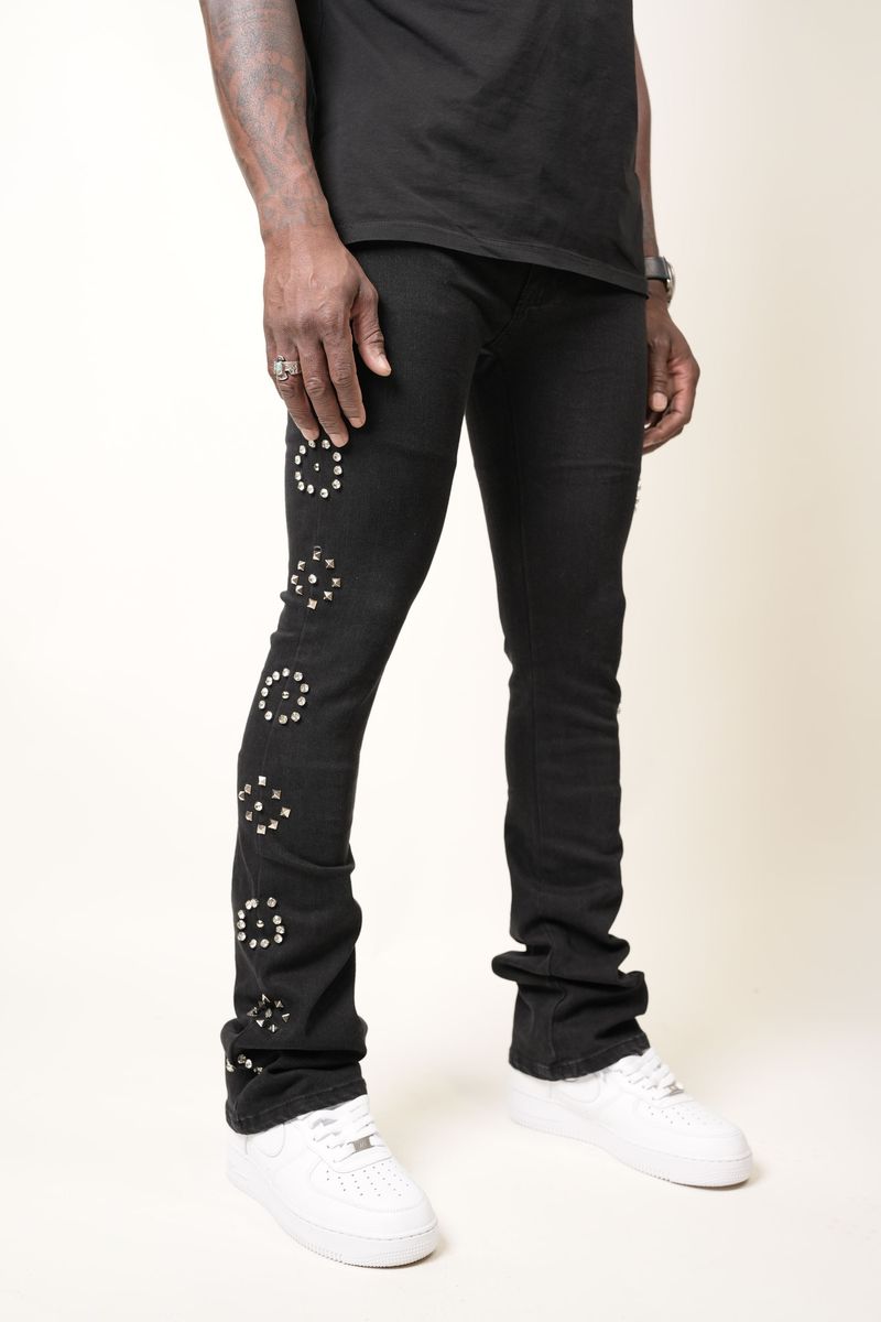 Paper Money Rhinestone Cowboy Denim