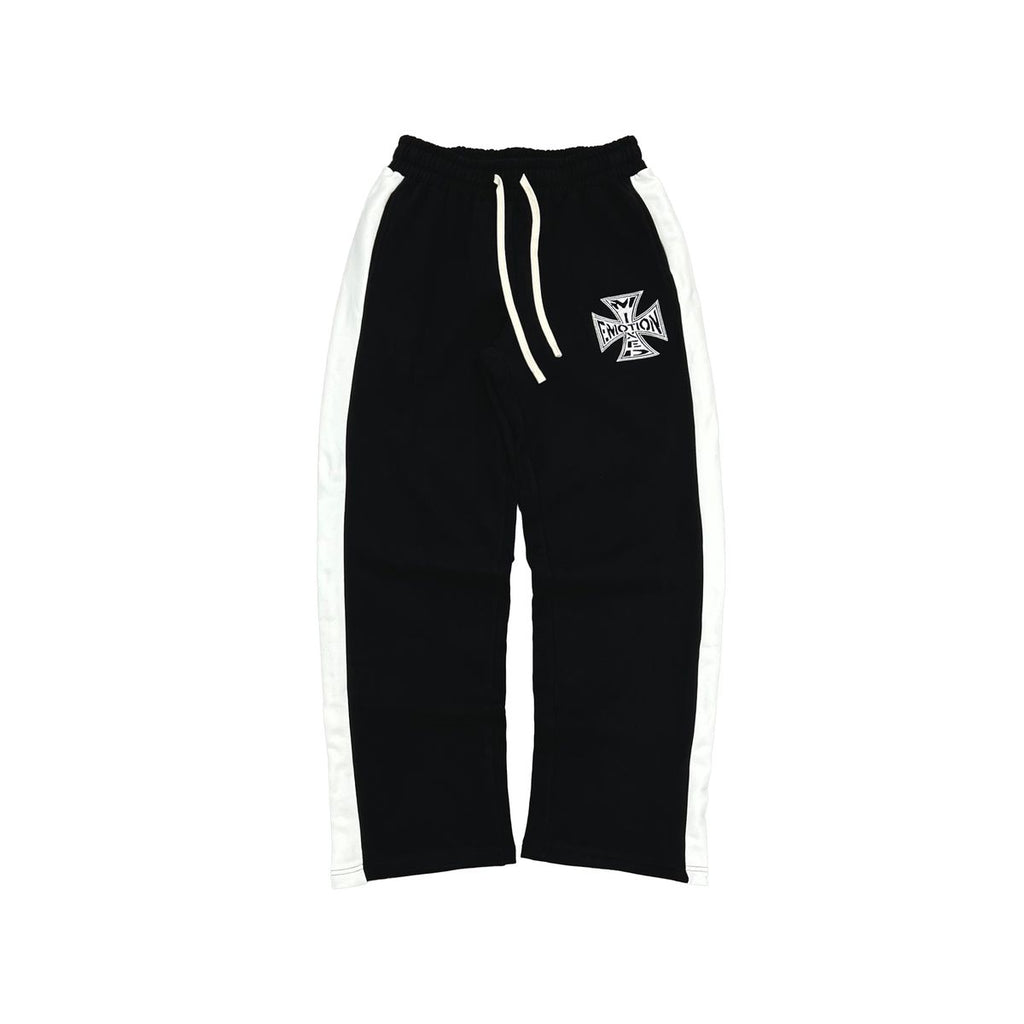 Mixed Emotion Black Quarter ZIp Sweatsuits