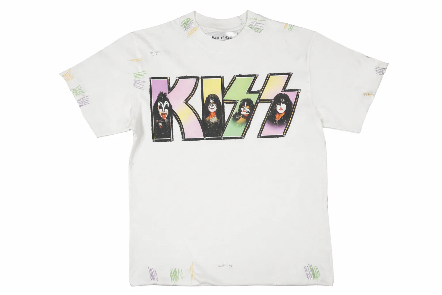 Root Of Evil Electric Pastel Kiss T-shirt