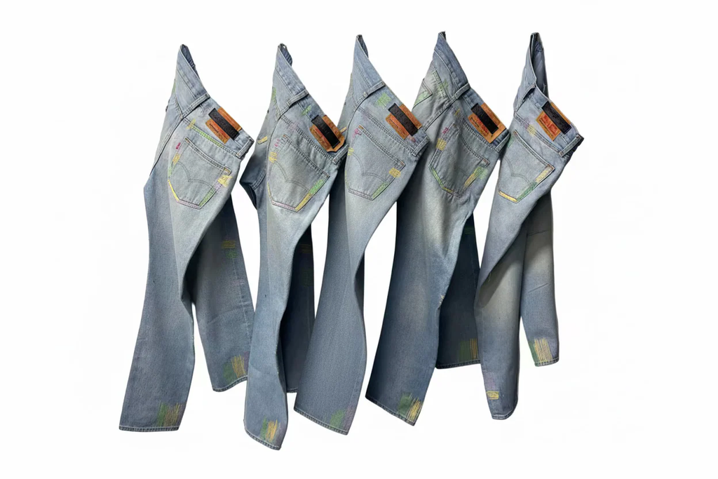 Root Of Evil Pastel Pin Stich Denim