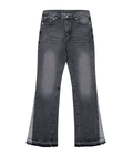Undeveloped Charcoal Split Flare Denim