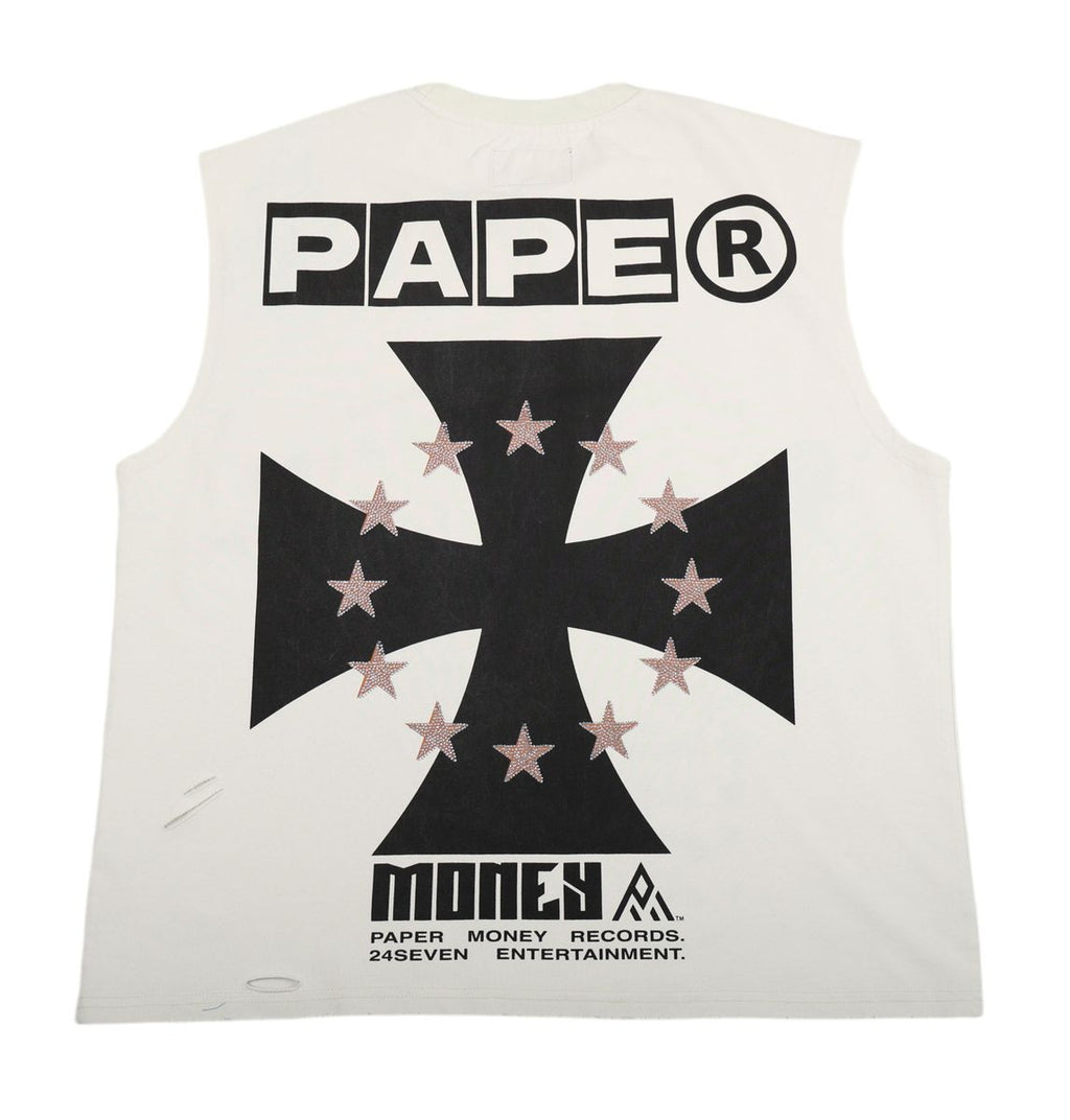 Paper Money Motor Cut Off T-shirt