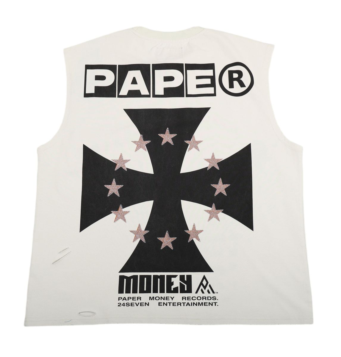 Paper Money Motor Cut Off T-shirt