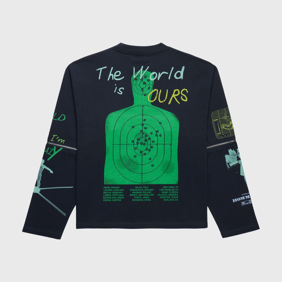 Homme Femme Bullseye L/S T-shirt