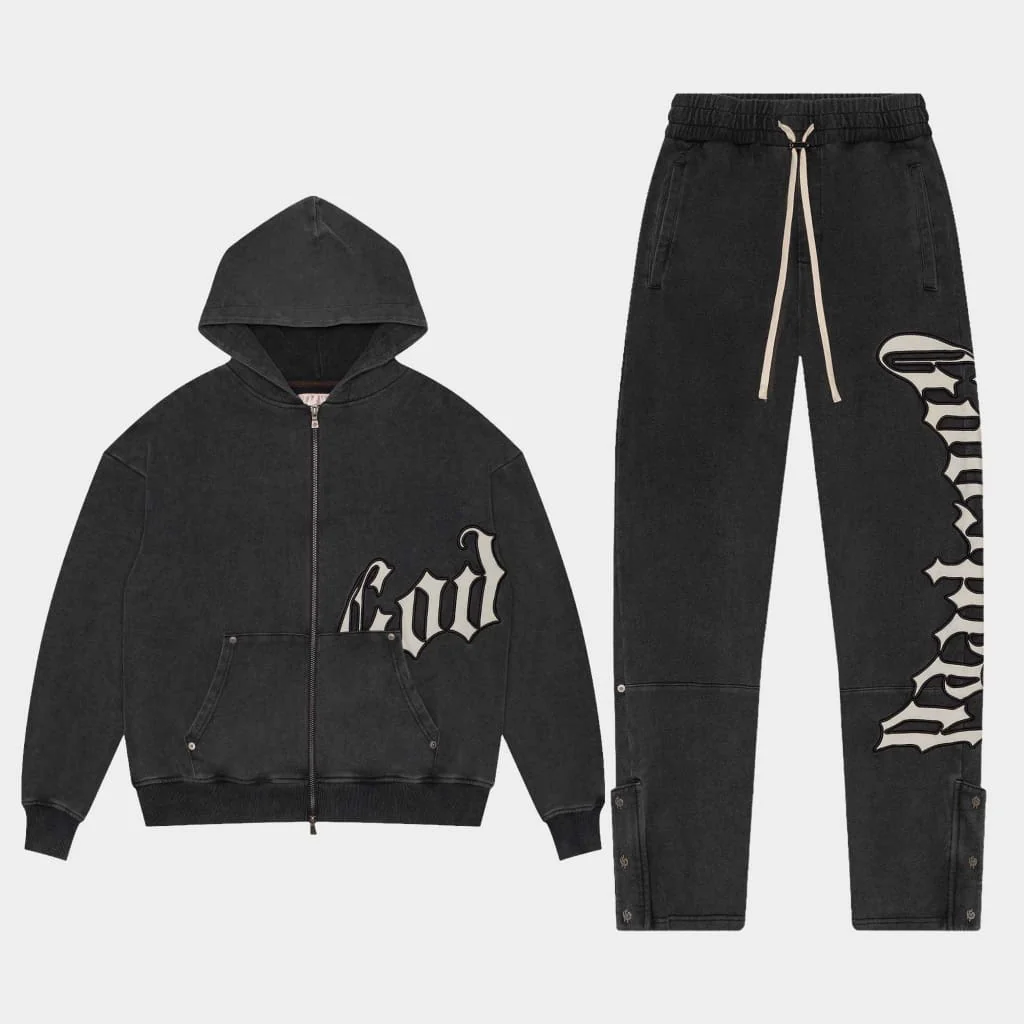 Godspeed  Og Gray Logo Sweatsuit