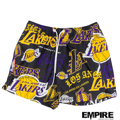 Pro Standard Lakers Toss Woven Shorts