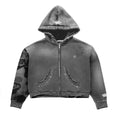 Rough Play Camo Sleeve Print Hoodie
