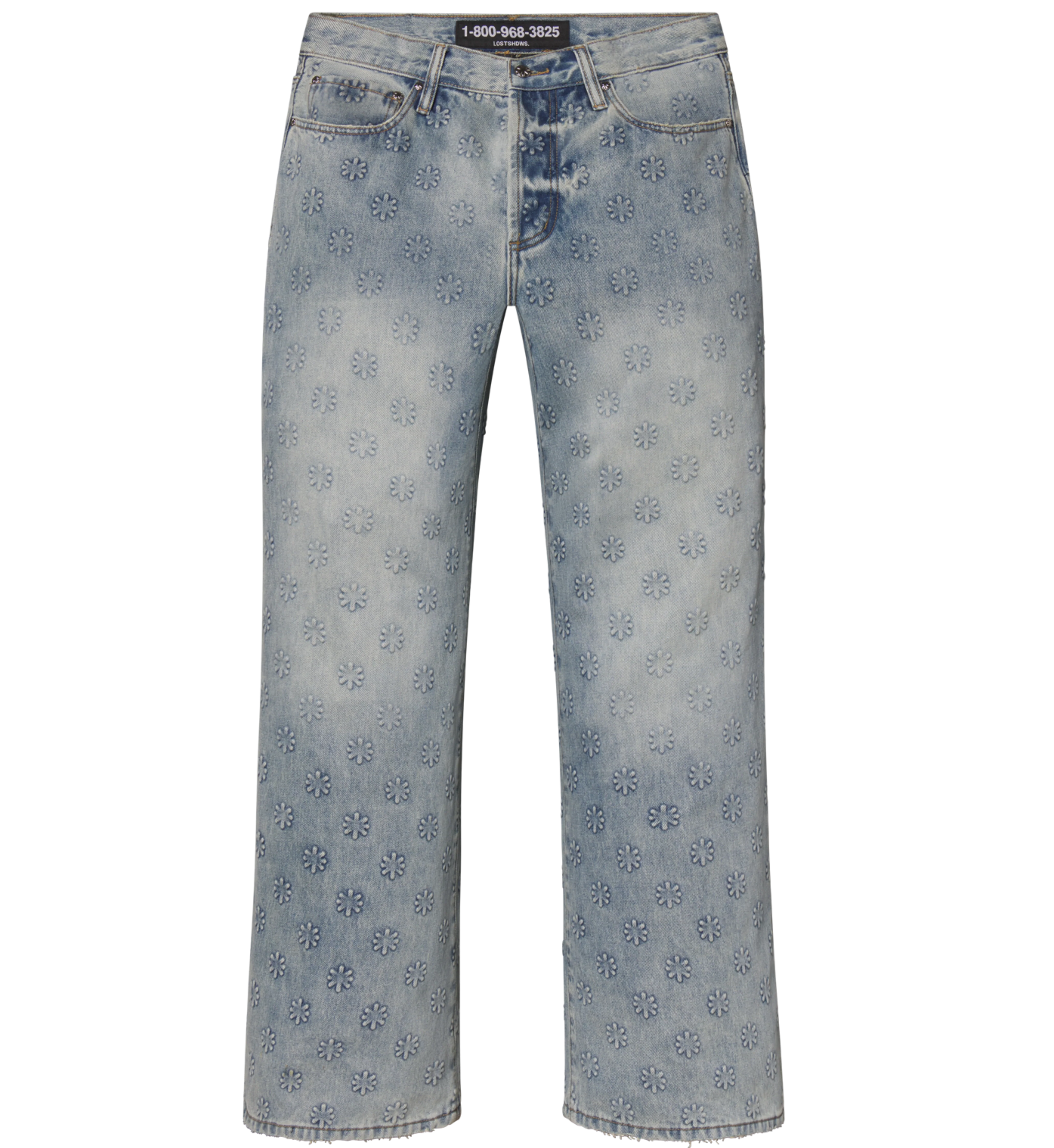 Lost Shdws Embossed Logo Denim