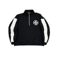 Mixed Emotion Black Quarter ZIp Sweatsuits