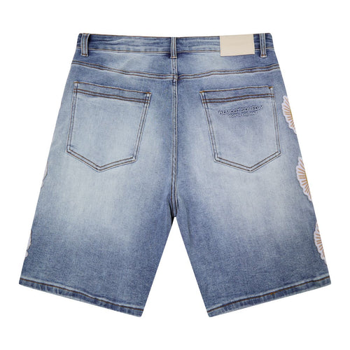 Almost Sunday Sacred Heart Denim Shorts