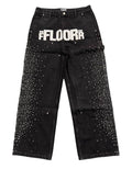 Floor914 Rhinestone Denim