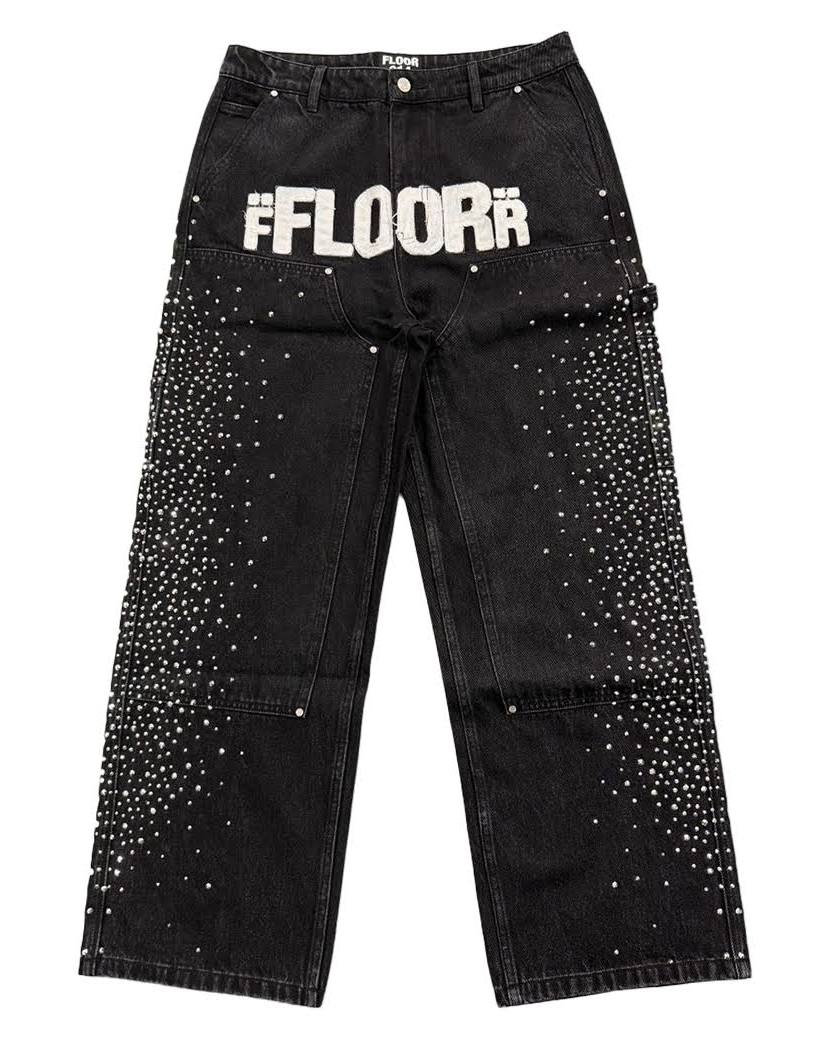 Floor914 Rhinestone Denim