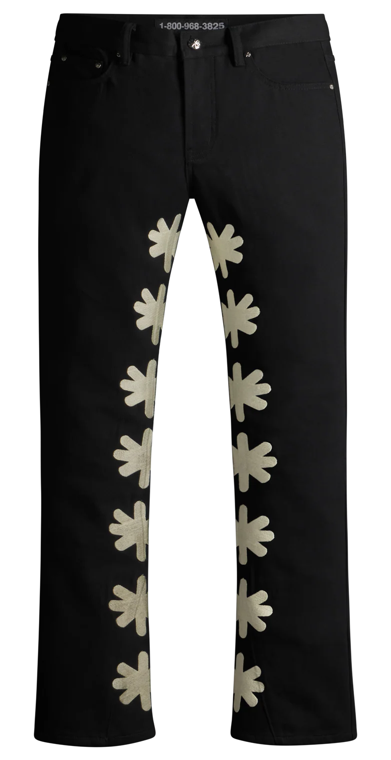 Lost Shdws Bone Sun Logo Denim