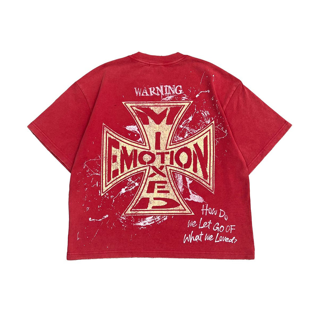 Mixed Emotion Crimson T-Shirt
