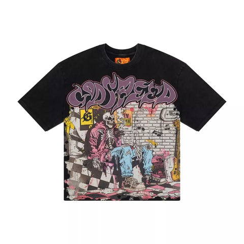 Godspeed Graffiti Skelton T-shirt