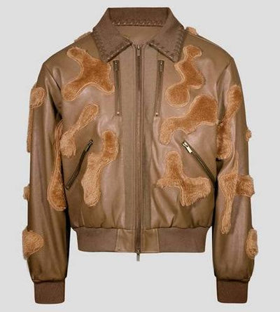 The Hideout Faux Fur Camo Jacket