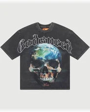 Godspeed Skull Planet T-shirt