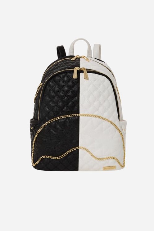 Sprayground Split Quilt Shark Savage Mini Backpack