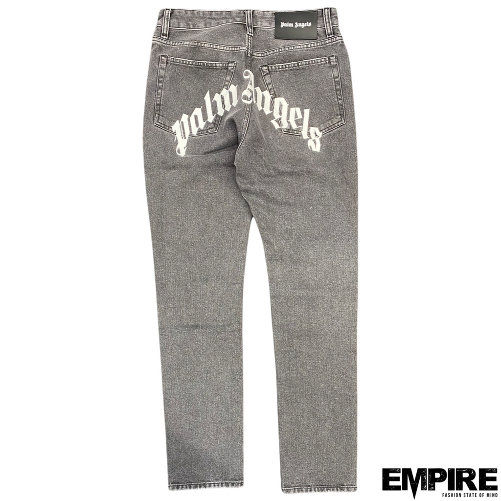 Palm Angels Back Logo 5 Pockets Denim