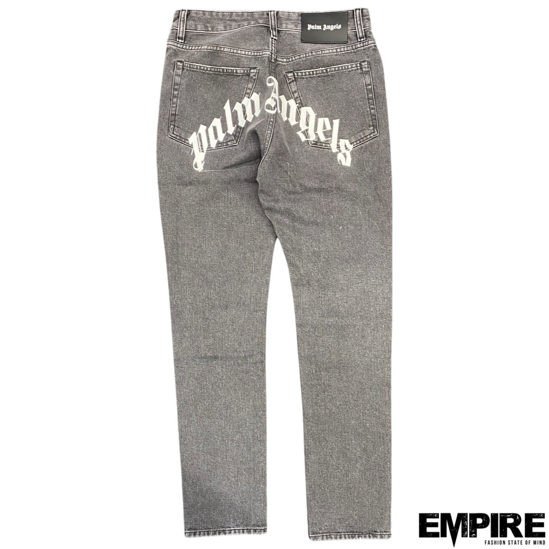 Palm Angels Back Logo 5 Pockets Denim
